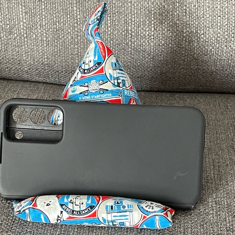 Phone Pillow Stand Star Wars design fabric